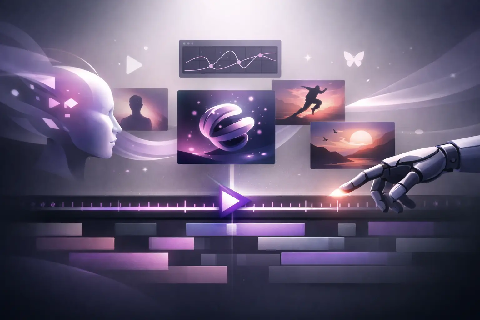 Abstract creator workflow preview scene